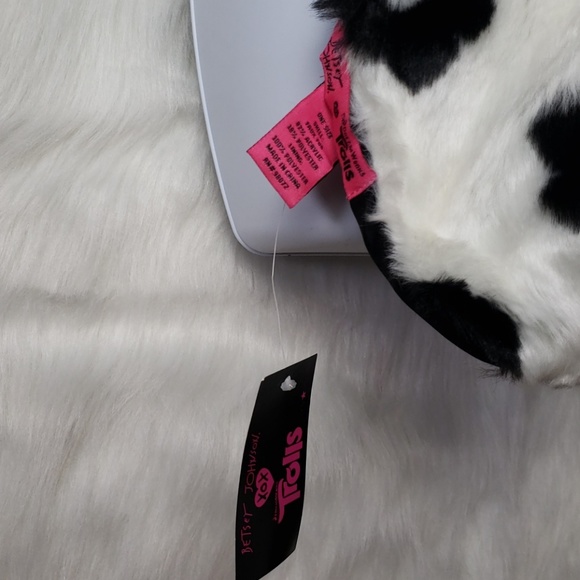 NWT Betsey Johnson Trolls Furry Scarf - Picture 4 of 6